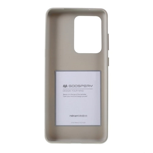 Goospery Soft Feeling Jelly Case for Galaxy S21 Ultra (6.8 inches) Silky Slim Bumper Cover