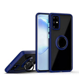 Clear Hard Acrylic Shell Cover, Hybrid Ring Back Case For Samsung S20 6.7"