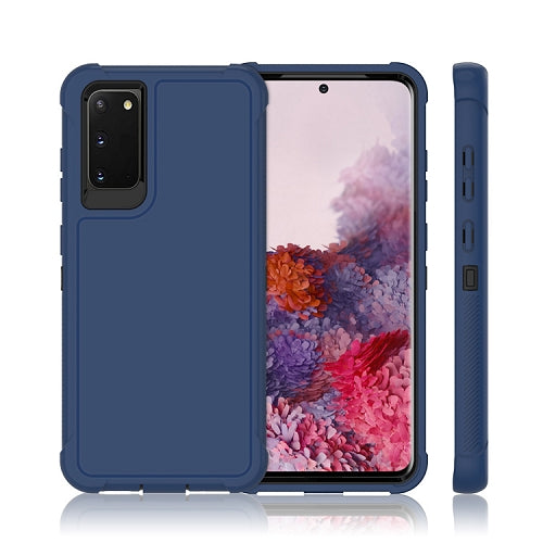Shockproof Heavy Duty High Impact Resistant Rugged Hybrid Three Layer Armor Full Body Protection Case for Samsung Galaxy S20 Plus 6.7"