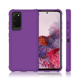 Shockproof Heavy Duty High Impact Resistant Rugged Hybrid Three Layer Armor Full Body Protection Case for Samsung Galaxy S20 6.3"