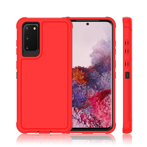 Shockproof Heavy Duty High Impact Resistant Rugged Hybrid Three Layer Armor Full Body Protection Case for Samsung Galaxy S20 6.3"