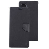 Goospery CANVAS Card Holder Fabric Folio Wallet Flip Stand Case For Galaxy A51 (6.5 inches)