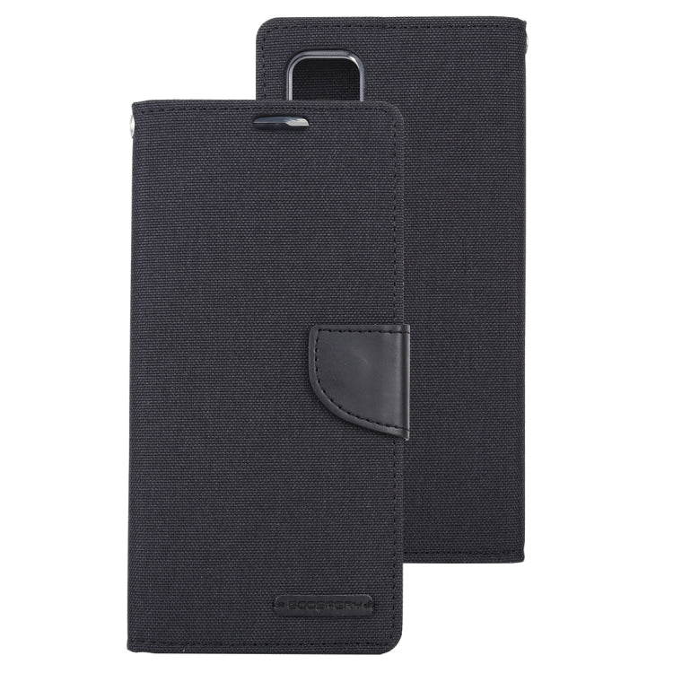 Goospery CANVAS Card Holder Fabric Folio Wallet Flip Stand Case For Galaxy A71 (6.7 inches)