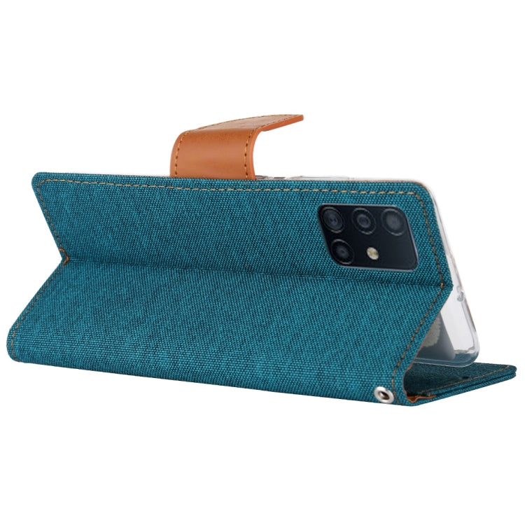 Goospery CANVAS Card Holder Fabric Folio Wallet Flip Stand Case For Galaxy A51 (6.5 inches)
