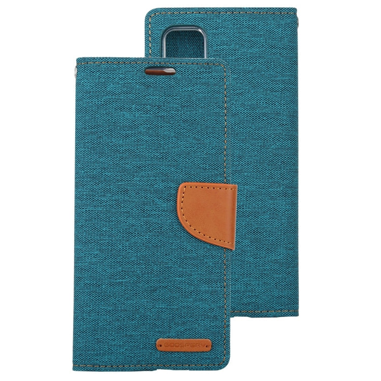 Goospery CANVAS Card Holder Fabric Folio Wallet Flip Stand Case For Galaxy A51 (6.5 inches)