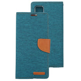 Goospery CANVAS Card Holder Fabric Folio Wallet Flip Stand Case For Galaxy A51 (6.5 inches)
