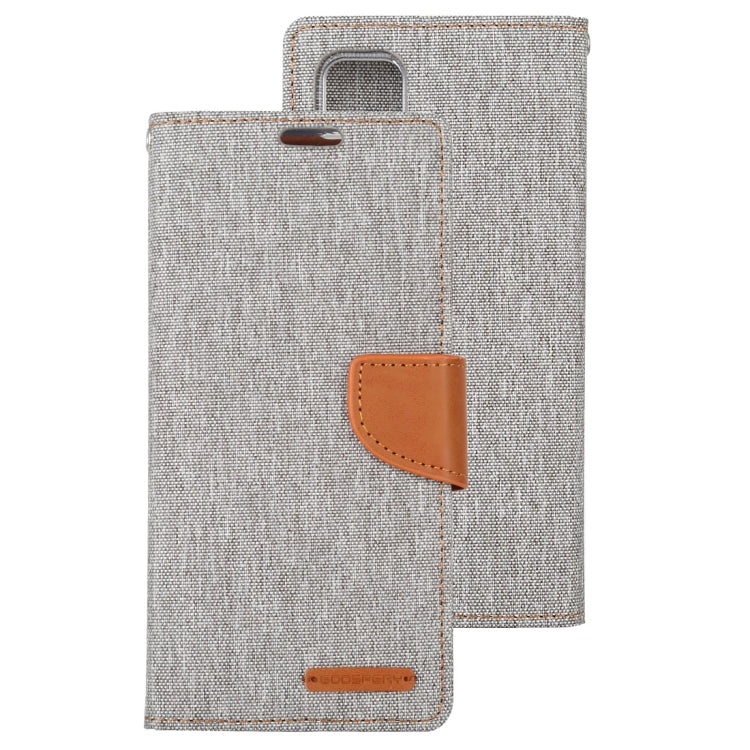 Goospery CANVAS Card Holder Fabric Folio Wallet Flip Stand Case For Galaxy A51 (6.5 inches)