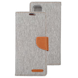 Goospery CANVAS Card Holder Fabric Folio Wallet Flip Stand Case For Galaxy S20 Ultra (6.9 inches)