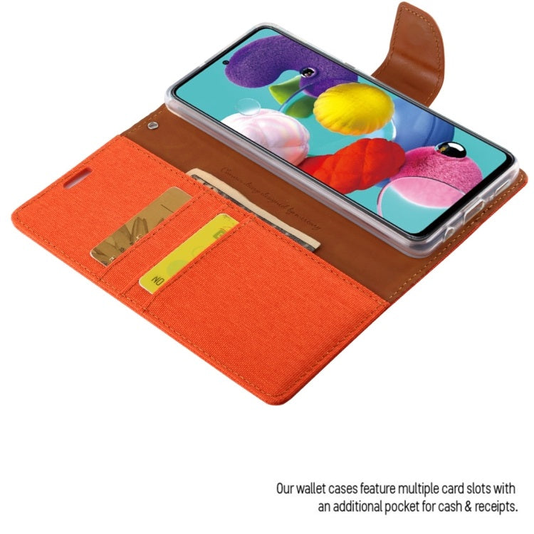 Goospery CANVAS Card Holder Fabric Folio Wallet Flip Stand Case For Galaxy S20 Plus (6.7 inches)