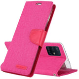 Goospery CANVAS Card Holder Fabric Folio Wallet Flip Stand Case For Galaxy S20 Plus (6.7 inches)