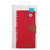 Goospery CANVAS Card Holder Fabric Folio Wallet Flip Stand Case For Galaxy A71 (6.7 inches)