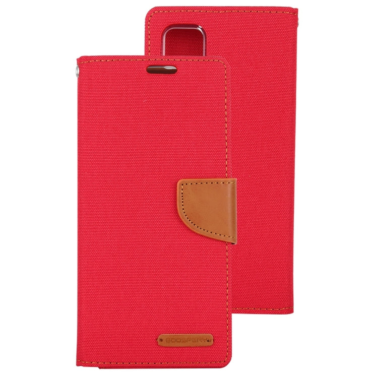Goospery CANVAS Card Holder Fabric Folio Wallet Flip Stand Case For Galaxy A51 (6.5 inches)