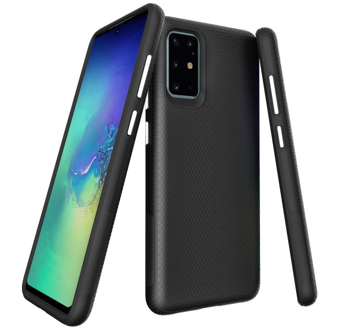 Triangle Dot PC+TPU Dual Layer Rugged Shockproof Hybrid Armor Case For Samsung A51 6.5"