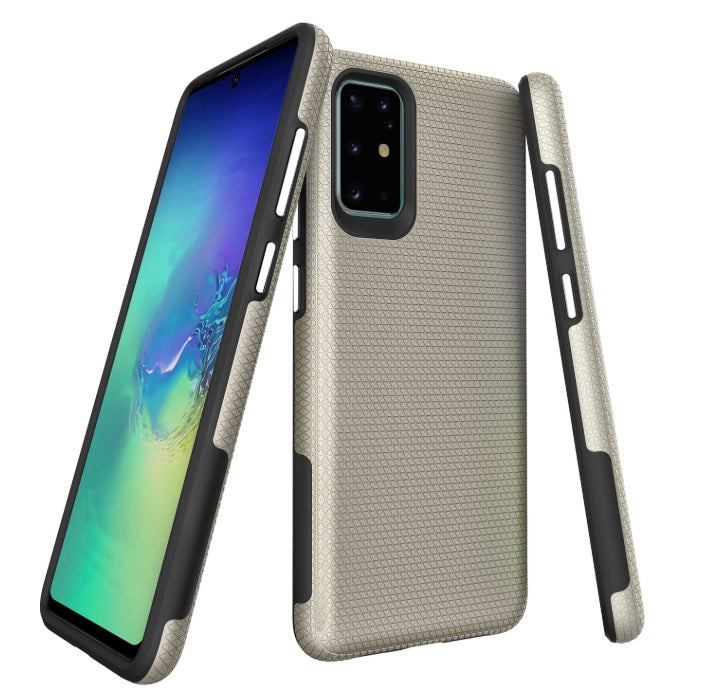 Triangle Dot PC+TPU Dual Layer Rugged Shockproof Hybrid Armor Case For Samsung A51 6.5"