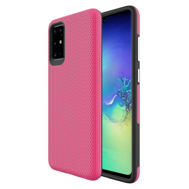 Triangle Dot PC+TPU Dual Layer Rugged Shockproof Hybrid Armor Case For Samsung A71 6.7"