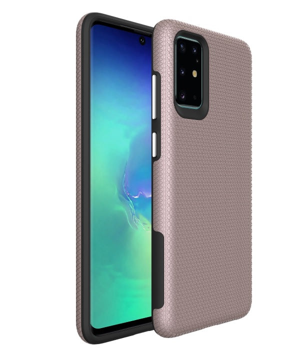 Triangle Dot PC+TPU Dual Layer Rugged Shockproof Hybrid Armor Case For Samsung A51 6.5"