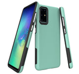 Triangle Dot PC+TPU Dual Layer Rugged Shockproof Hybrid Armor Case For Samsung A71 6.7"