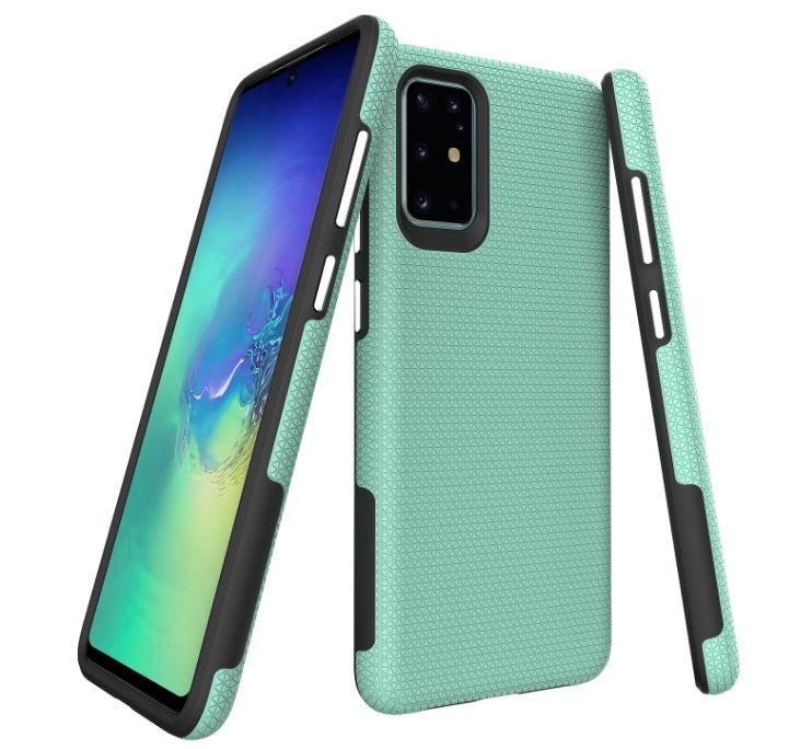 Triangle Dot PC+TPU Dual Layer Rugged Shockproof Hybrid Armor Case For Samsung S20 Plus 6.7"