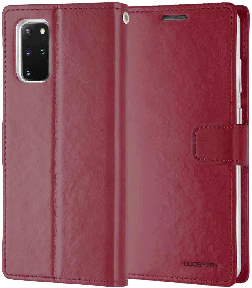 Goospery Blue Moon w/Magnet Clip Leather Wallet Folio Flip Stand Case for Galaxy A52 5G (6.5 inches)