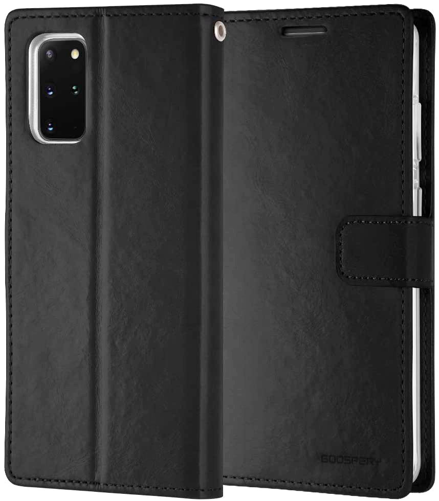 Goospery Blue Moon w/Magnet Clip Leather Wallet Folio Flip Stand Case for Galaxy A52 5G (6.5 inches)