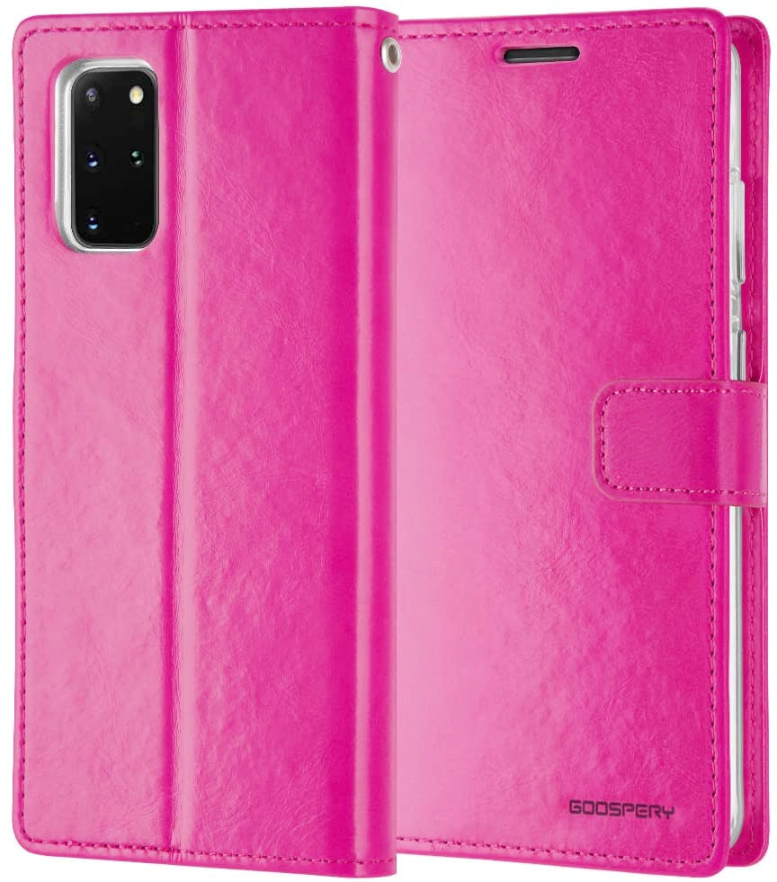 Goospery Blue Moon w/Magnet Clip Leather Wallet Folio Flip Stand Case for Galaxy A52 5G (6.5 inches)