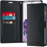 Goospery Blue Moon w/Magnet Clip Leather Wallet Folio Flip Stand Case for Galaxy A52 5G (6.5 inches)