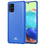Goospery Pearl Jelly Case for Galaxy A71 (6.7 inches) Slim Thin Rubber Case