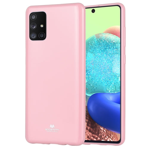 Goospery Pearl Jelly Case for Galaxy A51 (6.5 inches) Slim Thin Rubber Case