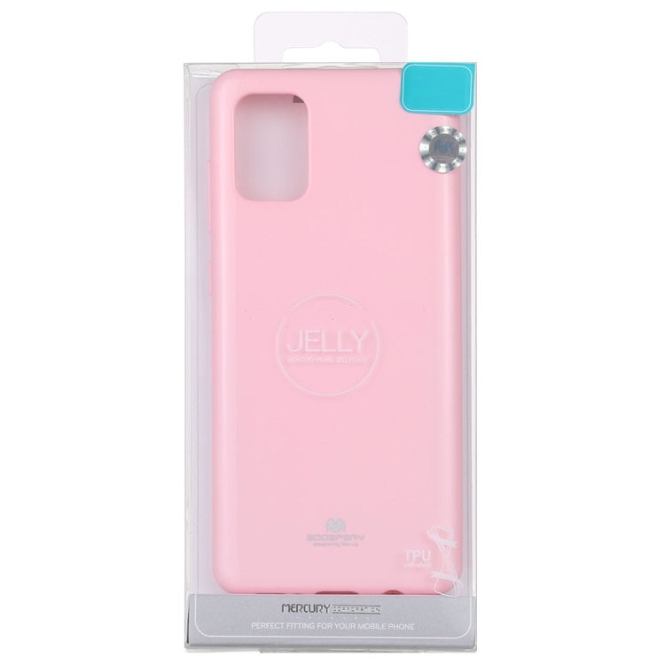 Goospery Pearl Jelly Case for Galaxy A71 (6.7 inches) Slim Thin Rubber Case