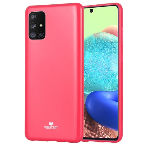 Goospery Pearl Jelly Case for Galaxy A71 (6.7 inches) Slim Thin Rubber Case