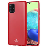 Goospery Pearl Jelly Case for Galaxy A71 (6.7 inches) Slim Thin Rubber Case