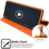 Goospery CANVAS Card Holder Fabric Folio Wallet Flip Stand Case For Galaxy S21 Plus (6.7 inches)