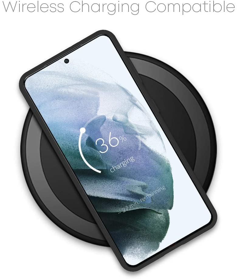 Goospery Soft Feeling Jelly Case for Galaxy S21 Plus (6.3 inches) Silky Slim Bumper Cover