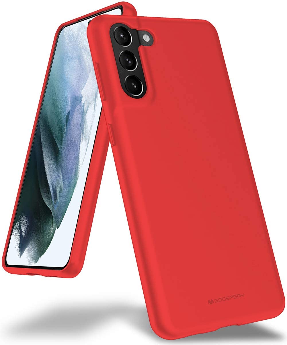 Goospery Soft Feeling Jelly Case for Galaxy S21 Plus (6.3 inches) Silky Slim Bumper Cover