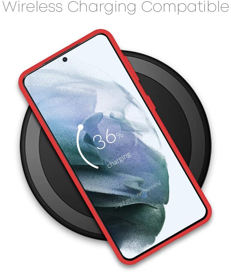 Goospery Soft Feeling Jelly Case for Galaxy S21 Plus (6.3 inches) Silky Slim Bumper Cover