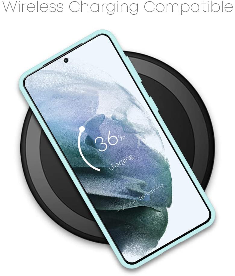 Goospery Soft Feeling Jelly Case for Galaxy S21 Plus (6.3 inches) Silky Slim Bumper Cover