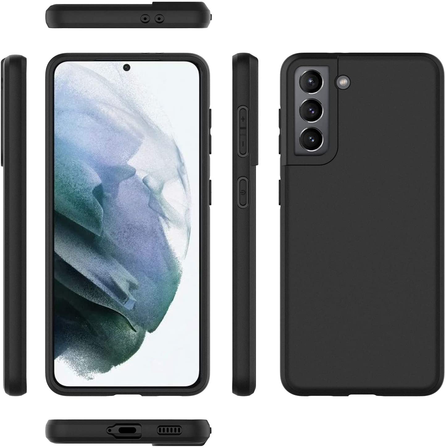 Slim TPU Silicone Phone Cover For Samsung Galaxy S21 5G 6.2"