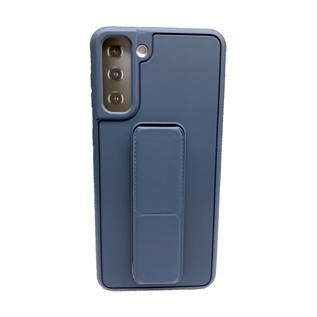 Vertical&Horizontal Kickstand Hand Wrist Strap Foldable Magnetic Stand Shockproof Protective Phone Case For Samsung S21 6.2"