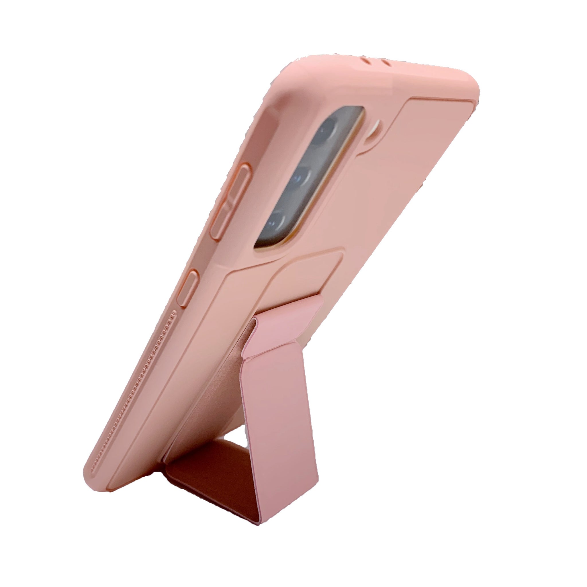 Vertical&Horizontal Kickstand Hand Wrist Strap Foldable Magnetic Stand Shockproof Protective Phone Case For Samsung S21 6.2"