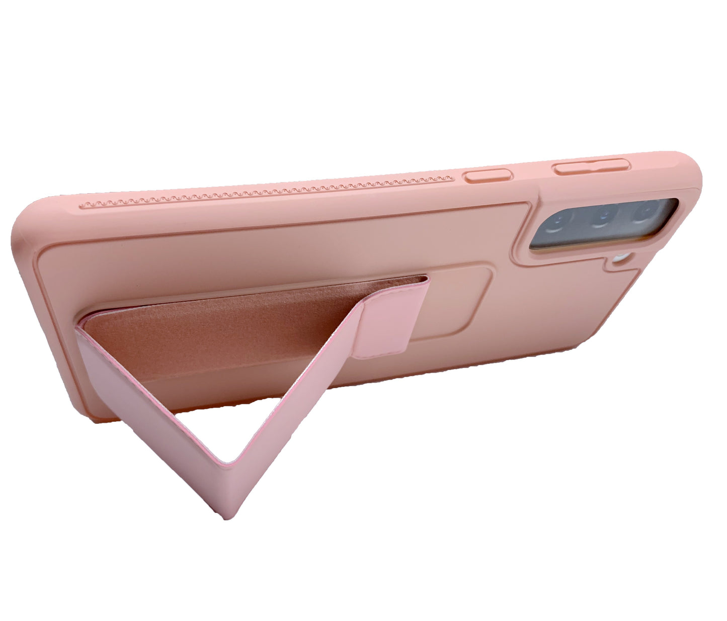 Vertical&Horizontal Kickstand Hand Wrist Strap Foldable Magnetic Stand Shockproof Protective Phone Case For Samsung S21 6.2"