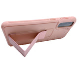 Vertical&Horizontal Kickstand Hand Wrist Strap Foldable Magnetic Stand Shockproof Protective Phone Case For Samsung S21 6.2"