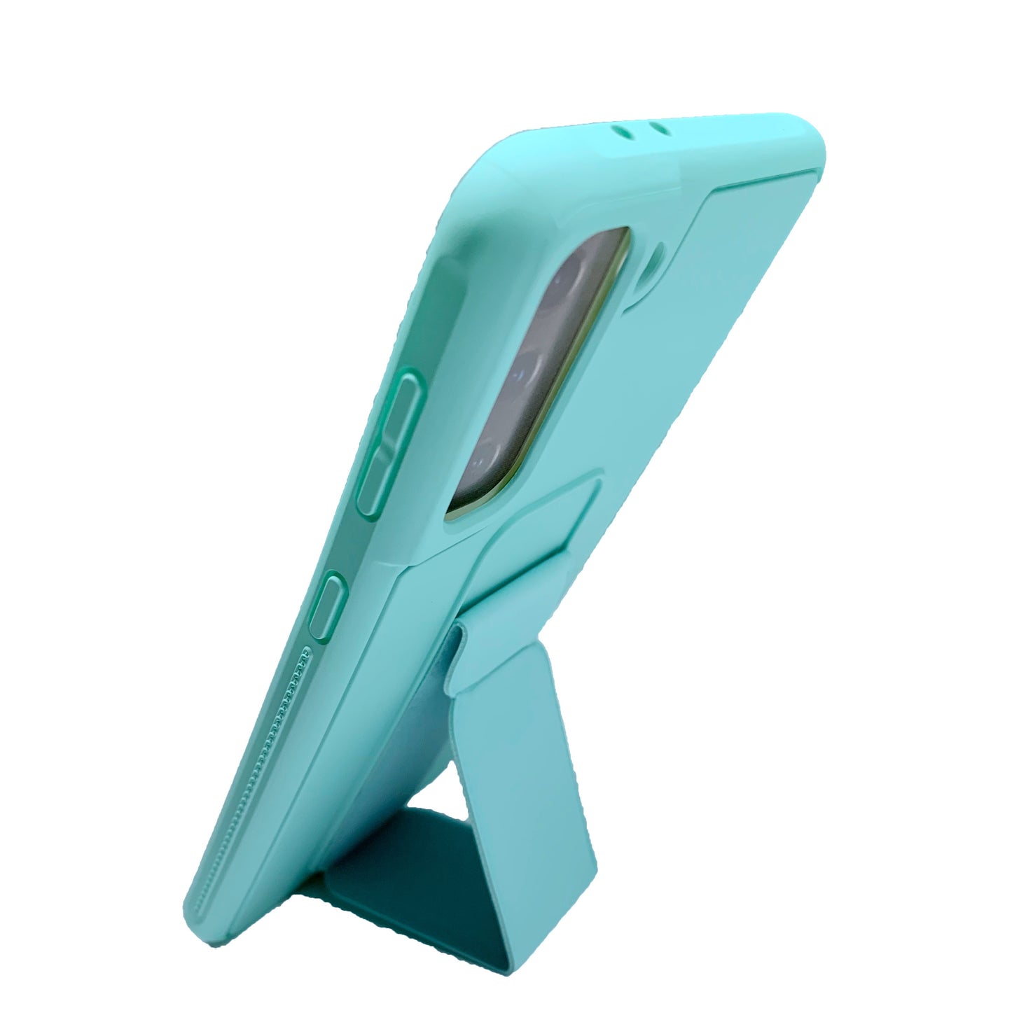 Vertical&Horizontal Kickstand Hand Wrist Strap Foldable Magnetic Stand Shockproof Protective Phone Case For Samsung S21 6.2"