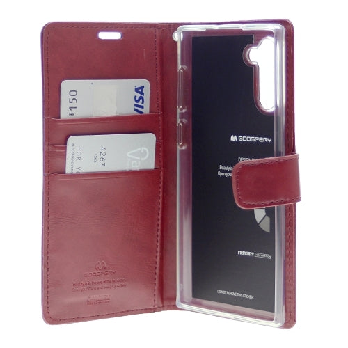 Goospery Blue Moon w/Magnet Clip Leather Wallet Folio Flip Stand Case for Galaxy S21 Ultra(6.8 inches)