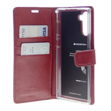 Goospery Blue Moon w/Magnet Clip Leather Wallet Folio Flip Stand Case for Galaxy S21 (6.2 inches)