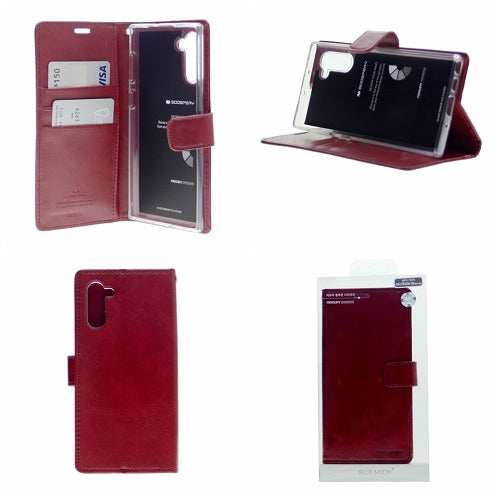 Goospery Blue Moon w/Magnet Clip Leather Wallet Folio Flip Stand Case for Galaxy S21 (6.2 inches)