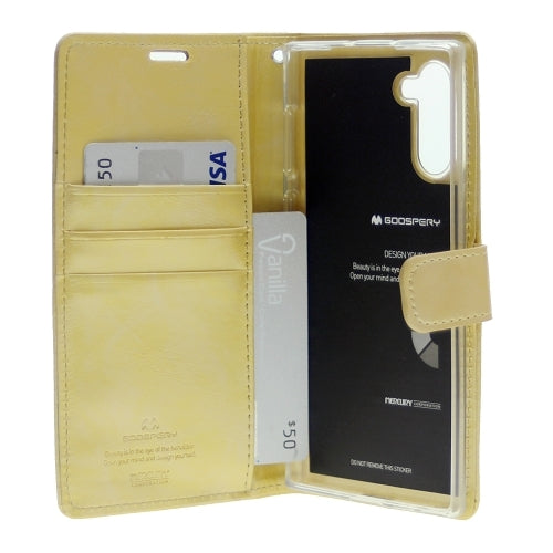 Goospery Blue Moon w/Magnet Clip Leather Wallet Folio Flip Stand Case for Galaxy S21 Plus (6.7 inches)