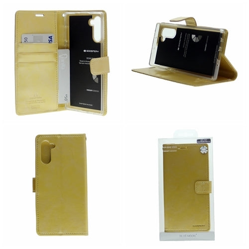 Goospery Blue Moon w/Magnet Clip Leather Wallet Folio Flip Stand Case for Galaxy S21 Plus (6.7 inches)