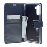 Goospery Blue Moon w/Magnet Clip Leather Wallet Folio Flip Stand Case for Galaxy S21 Ultra(6.8 inches)