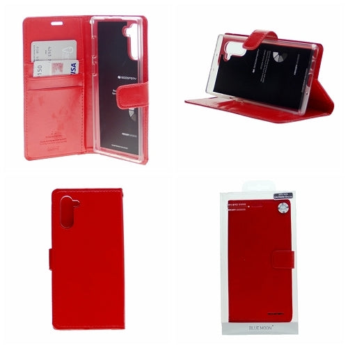 Goospery Blue Moon w/Magnet Clip Leather Wallet Folio Flip Stand Case for Galaxy S21 Ultra(6.8 inches)