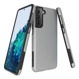 Triangle Dot PC+TPU Dual Layer Rugged Shockproof Hybrid Armor Case For Samsung S21 Plus 5G 6.7"